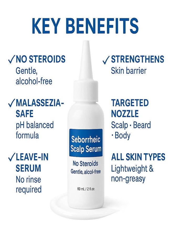 Dermgentle Seborrheic Scalp Serum 8X FAST ACTING - Soothing Redness Dermatitis - Fast-Acting Ointment for Scalp Face Chest and Body for Men and Women 1 Pack - Image 2